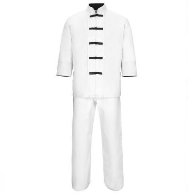 White Cotton Polyeter Kung Fu Gi