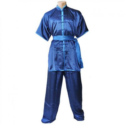 Blue Frog Buttons Kung Fu Gi