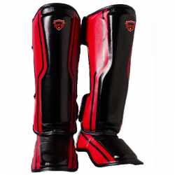 PU Leather Shin Guards