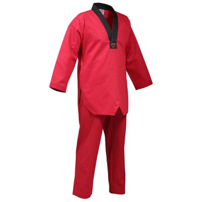 Red Polyester Taekwondo Gi