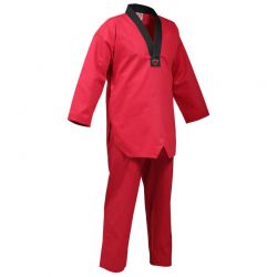 Red Polyester Taekwondo Gi